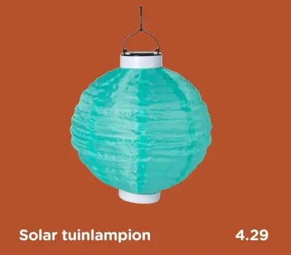Aanbieding: Solar tuinlampion