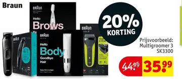 Aanbieding: Multigroomer 3 SK3300