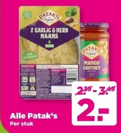 Aanbieding: Alle Patak's