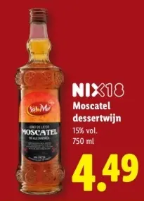 Aanbieding: Moscatel dessertwijn