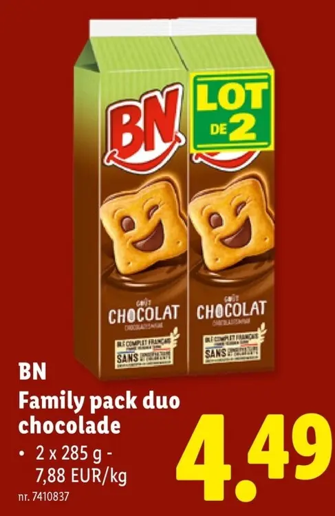 Promotie: Family pack duo chocolade