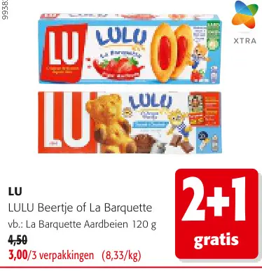 Promotie: LULU Beertje of La Barquette