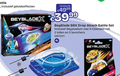 Aanbieding: Beyblade BBX Drop Attack Battle Set