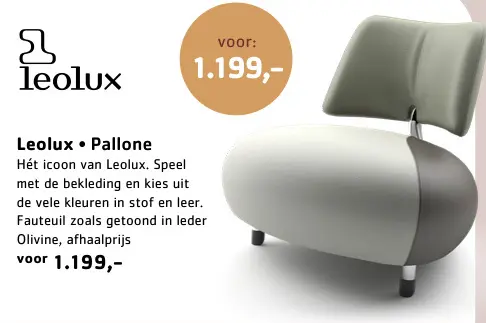 Promotie: Leolux Pallone