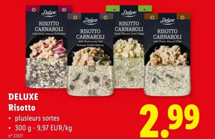 Offre: DELUXE Risotto