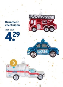 Aanbieding: Ornament voertuigen