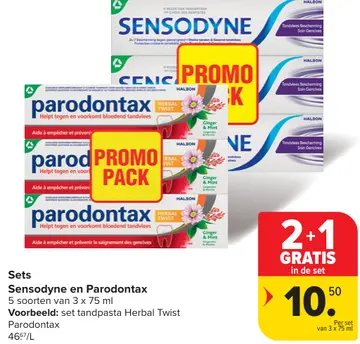 Aanbieding: Sensodyne en Parodontax