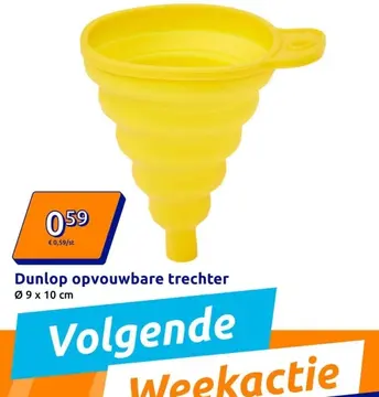 Aanbieding: Dunlop opvouwbare trechter