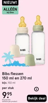 Aanbieding: Bibs flessen