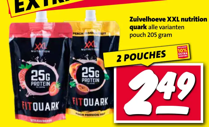 Aanbieding: XXL nutrition quark alle varianten