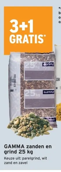 Promotie: zanden en grind
