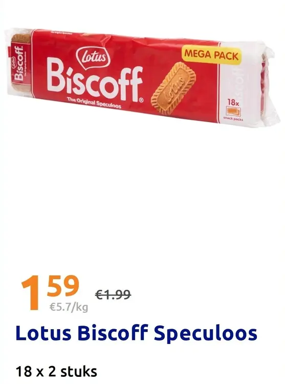 Promotie: Biscoff Speculoos