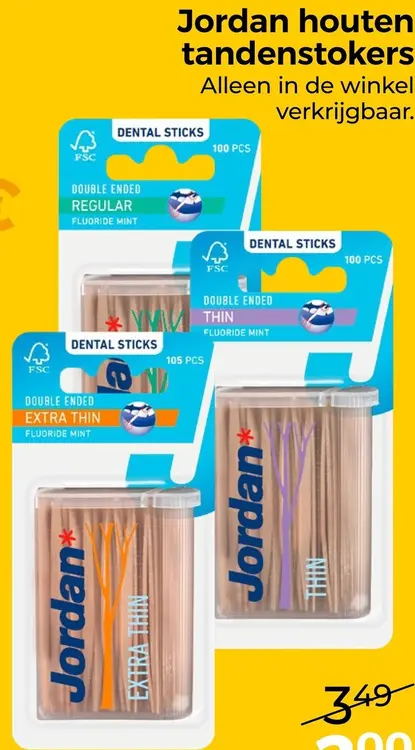 Aanbieding: Houten tandenstokers