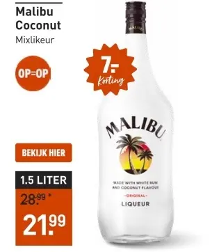 Aanbieding: Malibu Coconut