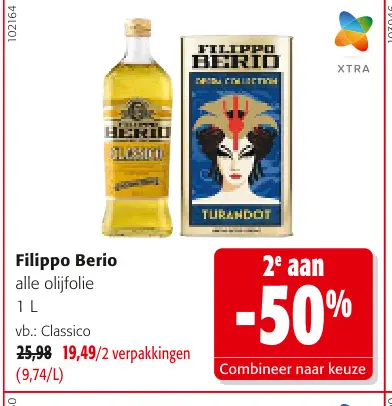 Promotie: Filippo Berrio olijfolie