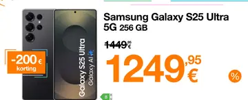 Aanbieding: Samsung Galaxy S25 Ultra
