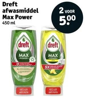 Aanbieding: Afwasmiddel Max Power