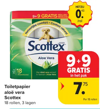 Aanbieding: Toiletpapier aloë vera