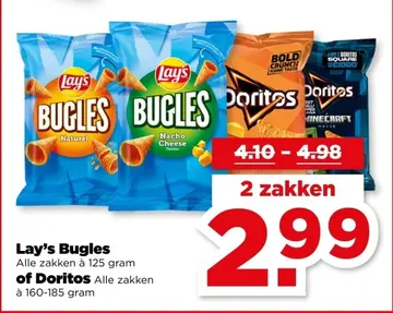 Aanbieding: Lay's Bugles of Doritos