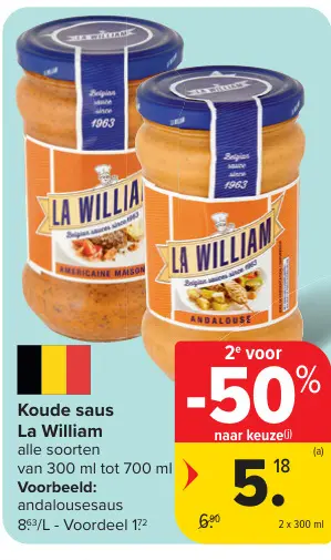 Promotie: Koude saus
