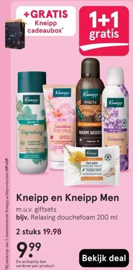 Aanbieding: Kneipp en Kneipp Men