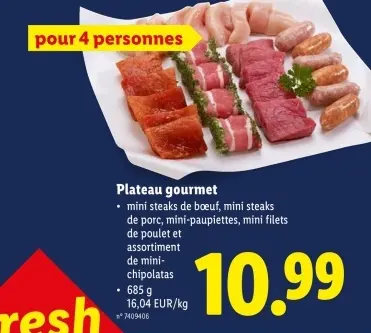 Offre: Plateau gourmet