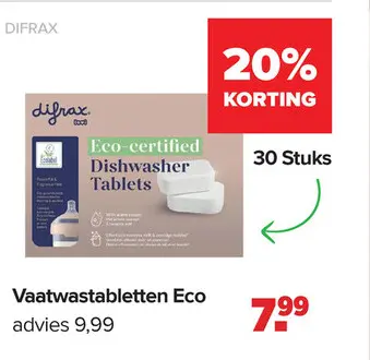 Aanbieding: Vaatwastabletten Eco