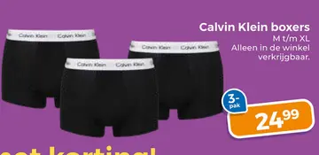 Aanbieding: Calvin Klein boxers