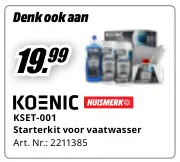 Promotie: KSET-001 Starterkit voor vaatwasser