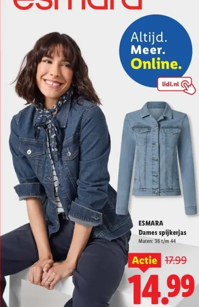 Aanbieding: Dames spijkerjas