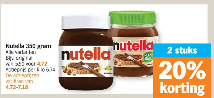 Promotie: Nutella