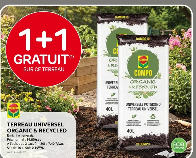 Offre: Terreau universel organic & recycled