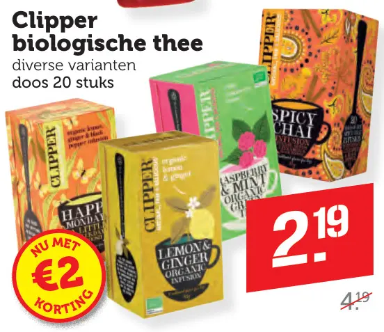 Aanbieding: Biologische thee