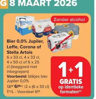 Promotie: Bier 0,0%