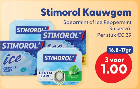 Aanbieding: Stimorol Kauwgom