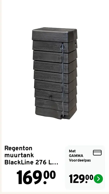 Aanbieding: Regenton muurtank