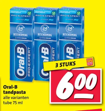 Aanbieding: Oral-B tandpasta