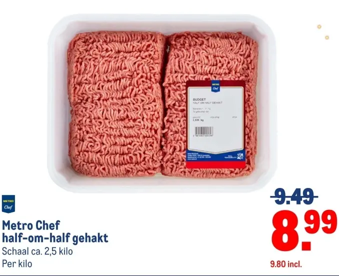 Aanbieding: half-om-half gehakt