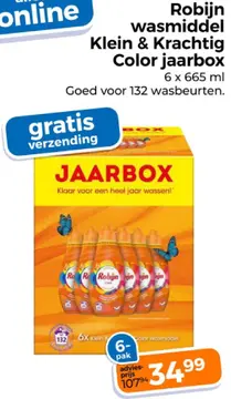Aanbieding: Wasmiddel Klein & Krachtig Color jaarbox