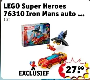 Aanbieding: LEGO Super Heroes 76310 Iron Mans auto