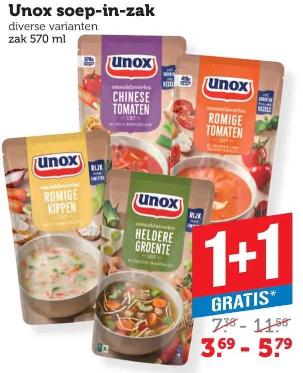 Aanbieding: Soep-in-zak