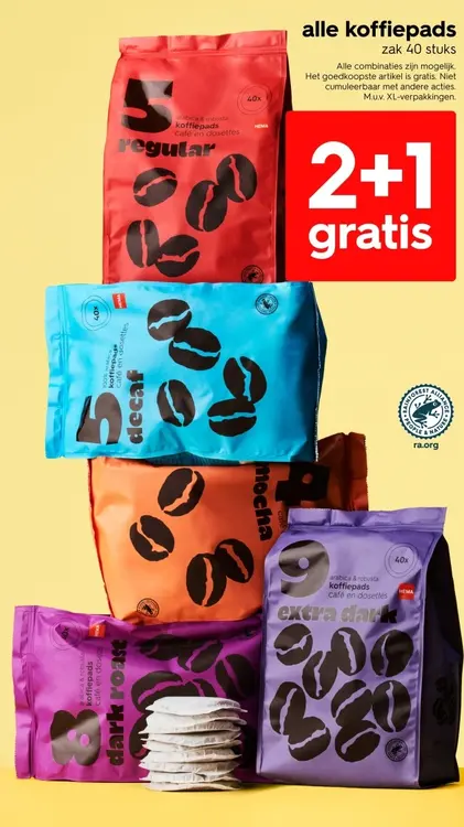 Promotie: Koffiepads