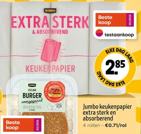 Promotie: Keukenpapier extra sterk en absorberend