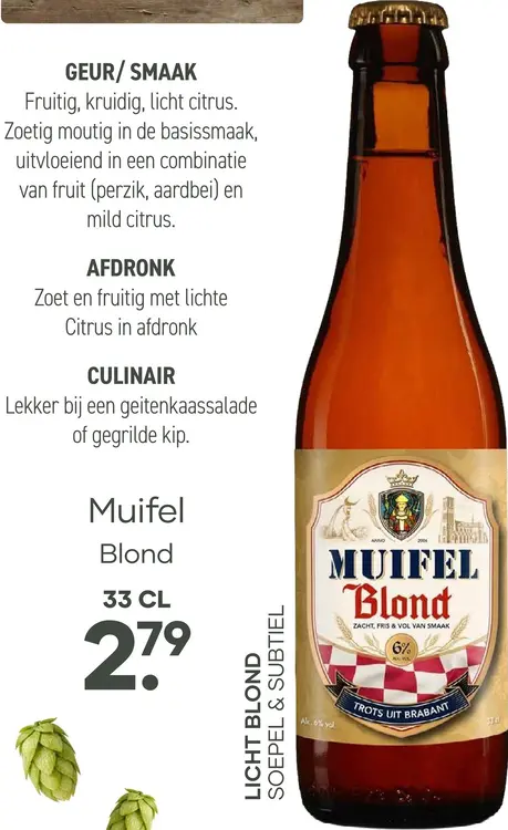 Aanbieding: Muifel Blond