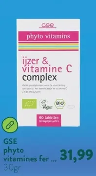 Aanbieding: GSE phyto vitamines fer