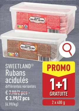Offre: Rubans acidulés