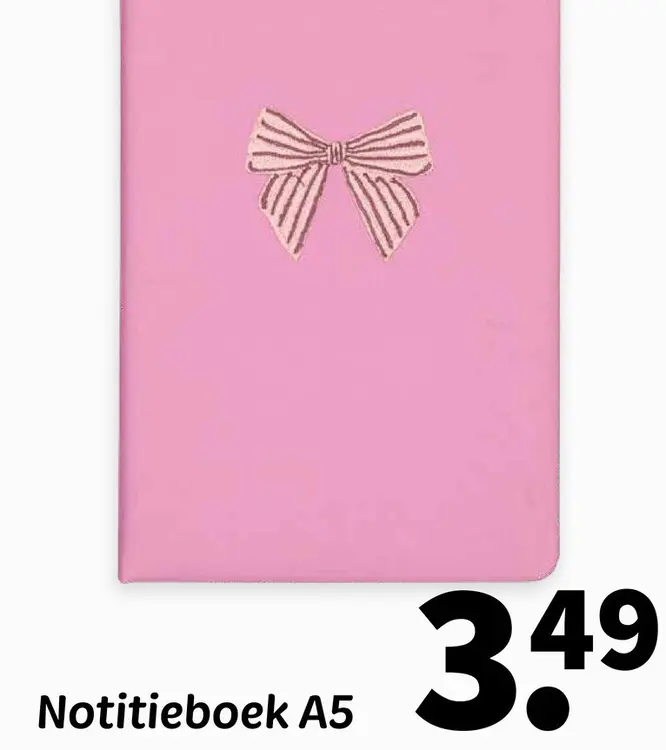 Promotie: Notitieboek A5