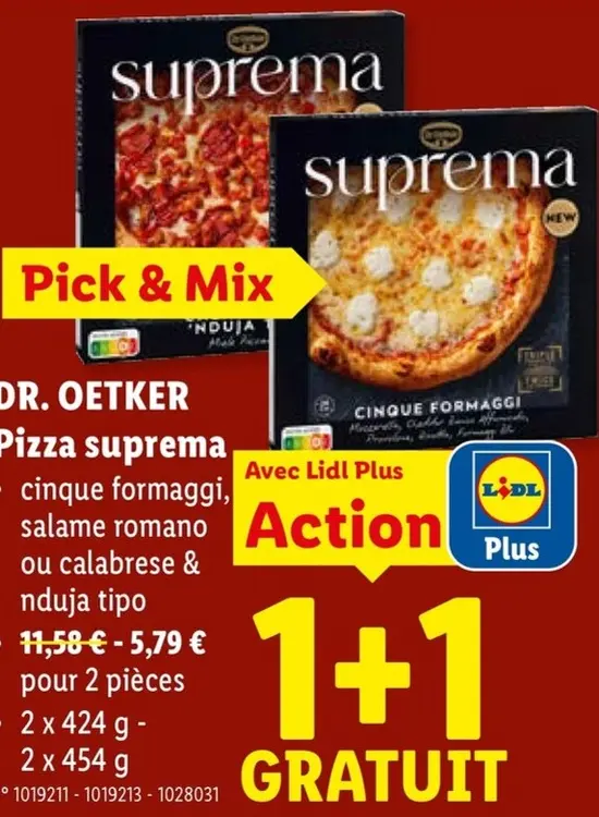 Offre: Pizza suprema
