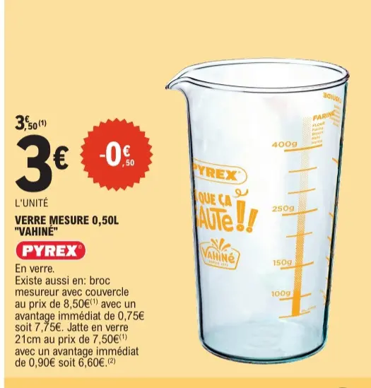 Offre: Verre mesure