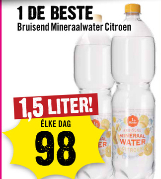 Aanbieding: Bruisend Mineraalwater Citroen